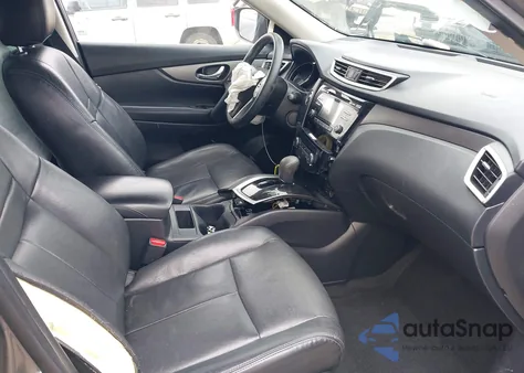 2016 Nissan Rogue Sv из США, поврежденный, VIN KNMAT2MT6GP627492